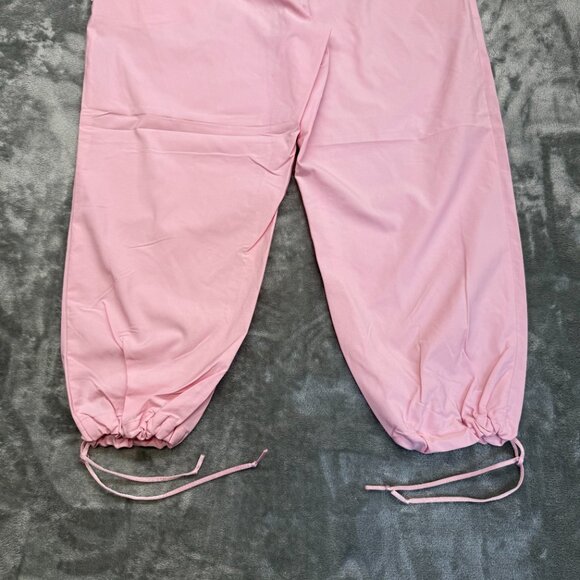 vintage nike capris womens XL pink drawstring hem striped waistband casual Y2K - Picture 5 of 16